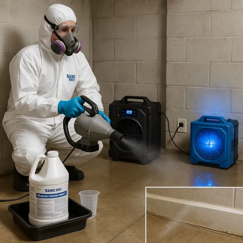 Sanitization and Odor Removal process in Chesapeake Beach, MD